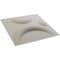 Ekena Millwork 11 7/8in. W x 11 7/8in. H Seville EnduraWall Decorative 3D Wall Panel Covers 0.98 Sq. Ft. WP12X12SEGBW - alternate 2